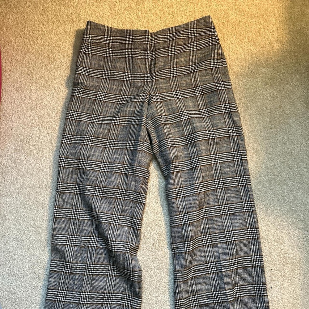 Talbots plaid dress pants